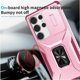 thumbnail image 3 of Funda Armada para Samsung Galaxy S25 Ultra con Tapa Deslizante y Soporte Magnético Giratorio Rosa, 3 of 5