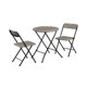 thumbnail image 2 of Mesa + 2 Sillas Plegable Plastico Gris, 2 of 3