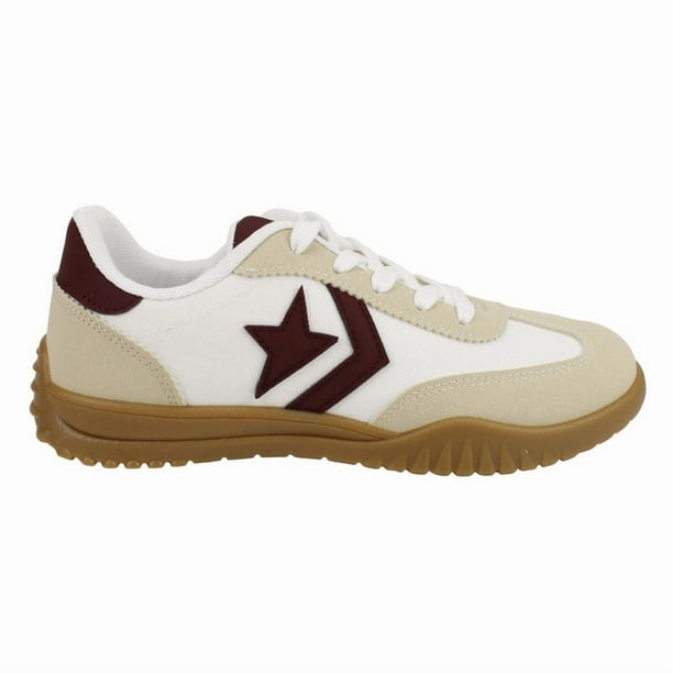 Zapatilla Agua de Coco Star Crema Burdeo