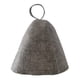 thumbnail image 2 of Sombrero de baño ruso, sombrero de Sauna de fieltro, protección para la cabeza, sombrero de fieltro para sala de vapor, para baño, ducha, baño, Unisex Gris, 2 of 5