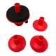 thumbnail image 2 of Hi Hat Stand Cymbal Drum Set Kit Drum Percusión Accesorios Cymbal Sleeves Red, 2 of 5