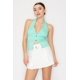 thumbnail image 1 of Top Con Espalda Abierta Y Hebilla Con Cuello Halter, 1 of 4