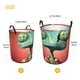 thumbnail image 5 of Rango Cesta de lavandería de gran capacidad redonda con asa, bolsa para ropa sucia plegable, almacenamiento para dormitorio, baño y lavadero 44x35 cm, 5 of 6