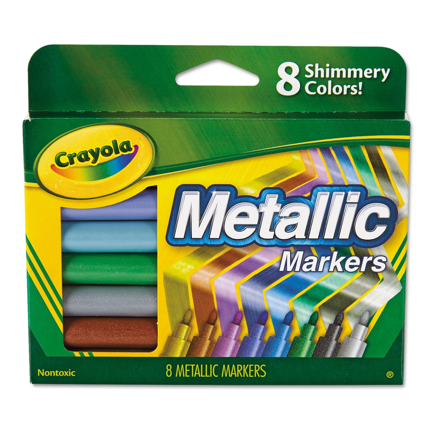 Marcadores Metálicos Crayola 588628 Set De 8 Colores