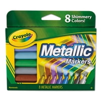 Marcadores Metálicos Crayola 588628 Set De 8 Colores