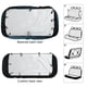 thumbnail image 3 of Billie Eilish-theme Car Rear Seat Covers Back Elastic Flexible Car Seat Covers Decorative Fits Most Cars 120x59x76cm, 3 of 6