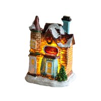 Magideal - Pequeña Estatua De Jardín De Hadas Iluminada, Escena Navideña, Decoración Del Hogar, Con Luz Cálida, Para Dormitorio, Sala De Estar, Multifuncional Estilo A