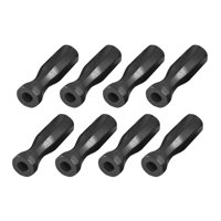 Ioensy - 8 Manijas De Mesa De Fútbol Para Mesas De Futbolín Estándar De Madera Ligera Negro