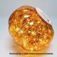 thumbnail image 3 of Vaso de mercurio Deyivela Pumpkin Light con 10 guirnaldas de luces doradas, 3 of 7