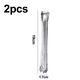 thumbnail image 2 of Pinzas de acero inoxidable para hielo, pinzas para servir cubitos de hielo con dientes, 2 of 5