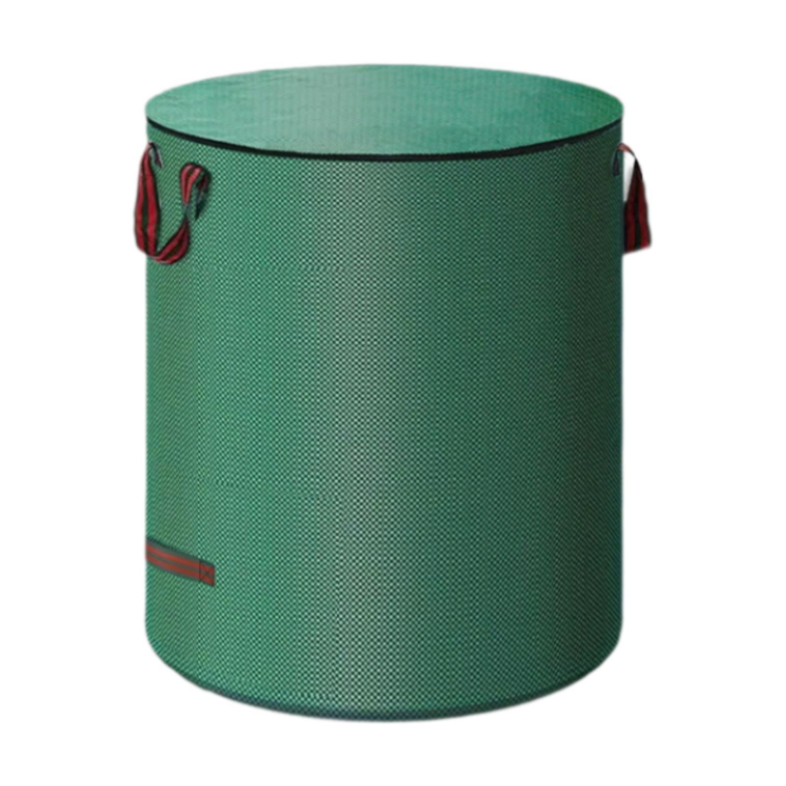 Magideal - Bolsa Para Cortar Césped, Bolsa Para Guardar El Césped, Bolsa Para Jardinería Con Asas Reforzadas, Bolsa Para Lavandería, Bolsa Para Hojas De Piscina, 500 Litros