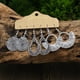 thumbnail image 1 of Gorgeous 3-Piece Earrings Set for Women - Retro Style, Antique Silver, Geometric Leaf Pendant, U-shaped Ear Hooks - Simple & Versatile!, 1 of 5