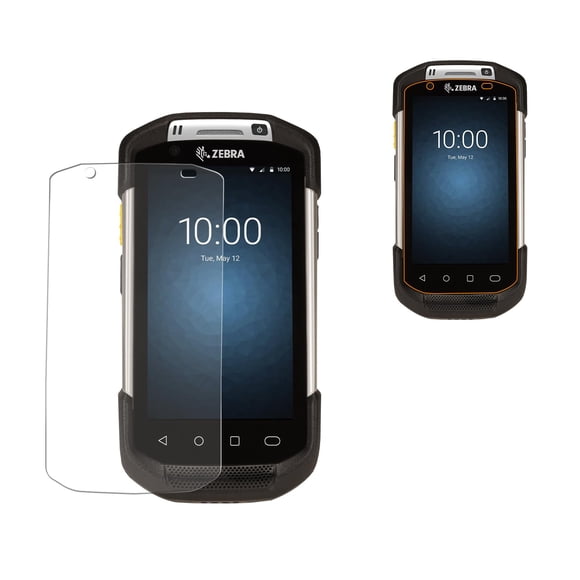 CARPSDZY Protector de pantalla de vidrio templado 9H, 5 piezas, para Zebra Symbol TC70 TC70X TC72 TC75 TC75X TC77, terminal portátil de escaneo de códigos de barras y computadora móvil