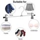 thumbnail image 5 of Perchas para pantalones NORTHERN BROTHERS, 20 unidades, ajustables, metálicas, 5 of 7