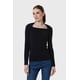 thumbnail image 2 of Polera Mujer Aplicación Cuello Negro, 2 of 4