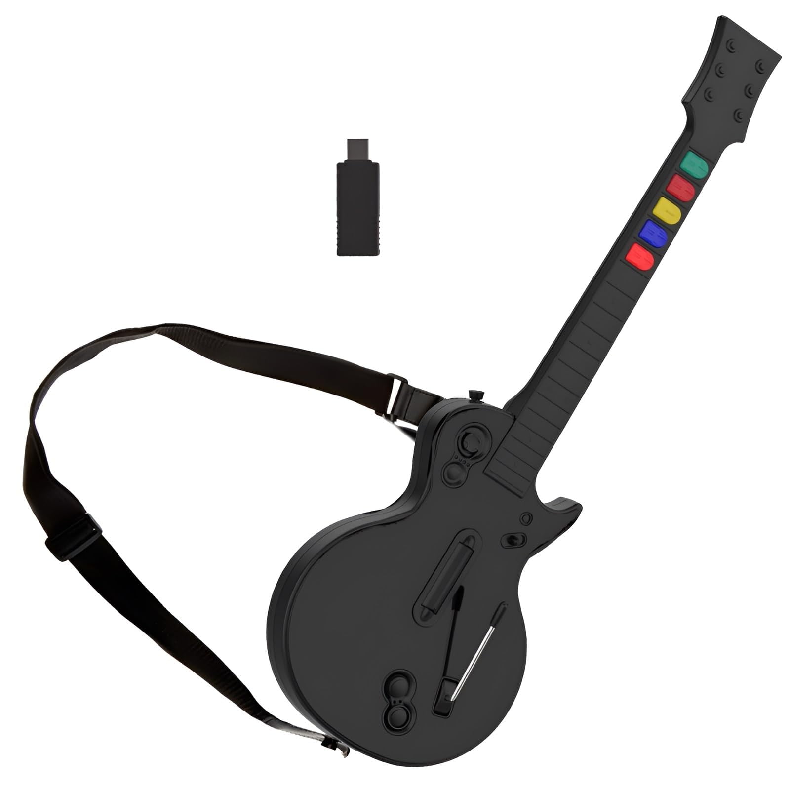 Nbcp - Controlador De Guitarra Pc Guitar Hero Wireless Ps3 Negro