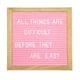 thumbnail image 1 of Tablero de letras de fieltro Hiflyer 25 x 25 cm rosa, 1 of 7