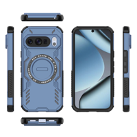Funda Gangxun Para Google Pixel 10 Pro 5G , Magnética, Resistente A Golpes, Con Soporte, Unisex, Carga Inalámbrica