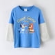 thumbnail image 1 of Polera Manga Larga Niño Bluey Doble Manga Azul, 1 of 4