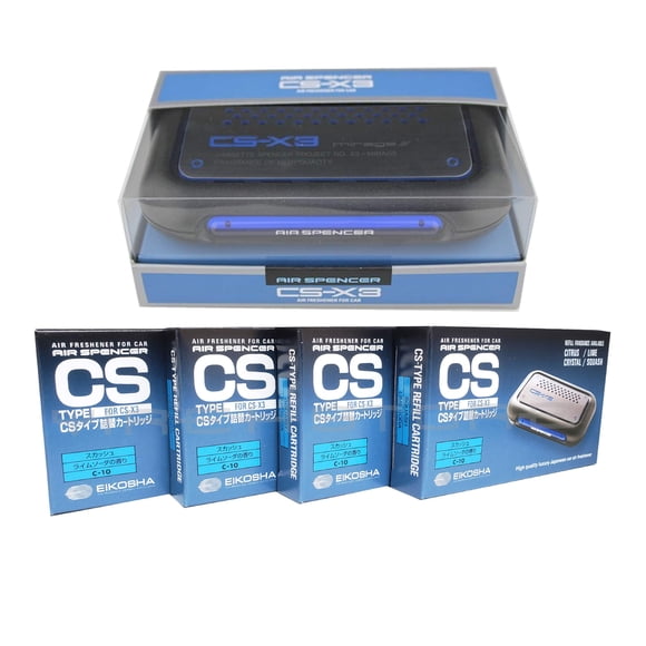 Ambientador para auto YirehStore CS‑X3 Squash – 1 unidad + 4 recargas