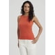 thumbnail image 1 of Polera Mujer Rib Grueso Naranjo Oscuro, 1 of 4