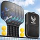 thumbnail image 1 of Set de palas de pickleball VUFOXT de fibra de carbono PP Honeycomb Core, 1 of 7