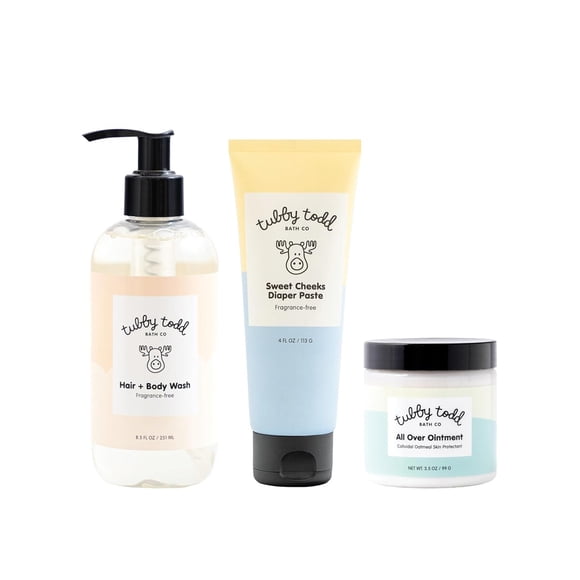 Set de Baño Bebé Tubby Todd Newborn Cuidado Hipoalergénico