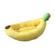 thumbnail image 4 of Cama Para Perros Con Forma De Plátano, Felpa Transpirable, 47x28x13cm, Cojín Acogedor Y Suave Para Cachorros, 4 of 5