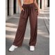 thumbnail image 1 of Pantalón Palazzo Mujer Ancho Holgado Cintura Elástica Cordón, 1 of 5