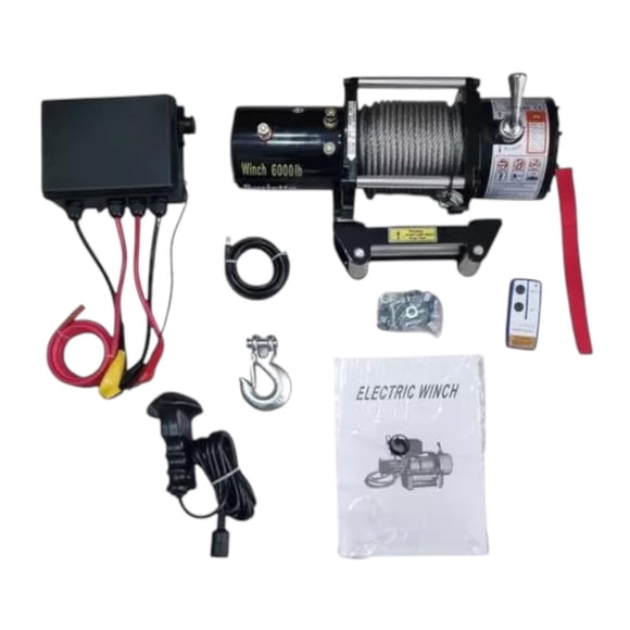 Winche Eléctrico 6.000 Lbs 12v Control Remoto