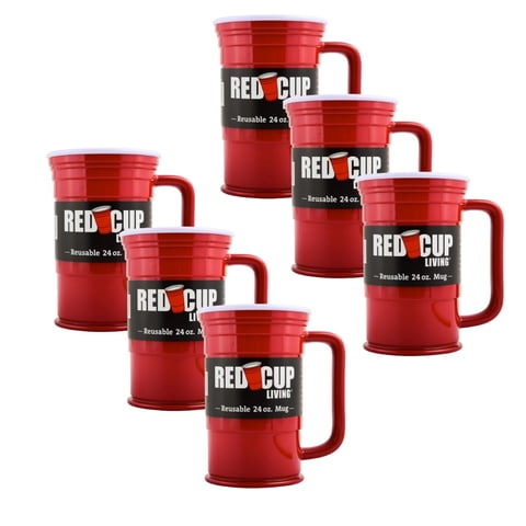 Jarra De Cerveza Red Cup Living De 700 Ml, 6 Unidades,
