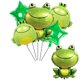 thumbnail image 1 of Set de Globos de Látex LYK Rana y Estrella 6 piezas de 18" para Fiesta, 1 of 5