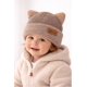 thumbnail image 1 of Gorro De Lana Invierno Para Niños Con Orejas Gatico Cafe, 1 of 2