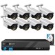 thumbnail image 1 of Sistema de cámaras de seguridad Forcovr 8 canales 4K PoE NVR de 2 TB, 1 of 9