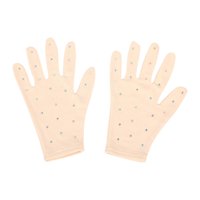 Magideal - Guantes De Competición De Patinaje Artístico Guantes De Patinaje Artístico Sobre Hielo Cómodos, Portátiles, Modernos Y Versátiles, Guantes De Invierno Color De Piel S