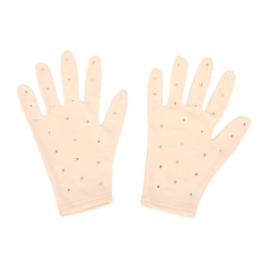 Magideal - Guantes De Competición De Patinaje Artístico Guantes De Patinaje Artístico Sobre Hielo Cómodos, Portátiles, Modernos Y Versátiles, Guantes De Invierno Color De Piel S