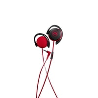 Audífonos Maxell De Gancho Ec-155 Con Micrófono Rojo