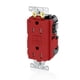 thumbnail image 1 of Receptáculo GFCI Leviton 15A-125V extra resistente rojo, 1 of 1