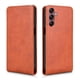 thumbnail image 1 of Funda tipo folio para Samsung Galaxy A15 4G/5G con soporte magnético y protección para la cámara Marrón, 1 of 6