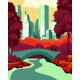 thumbnail image 4 of Kit de pintura Pink Picasso Destinos Coloridos Central Park Amor, 4 of 4