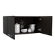 thumbnail image 5 of Mueble Sobre Campana 2 Puertas Con Manija y Entrepaños para colocar objetos Negro, 5 of 8