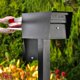 thumbnail image 1 of Mailbox Mail Boss 7536 Street Safe con cierre de seguridad negro, 1 of 9