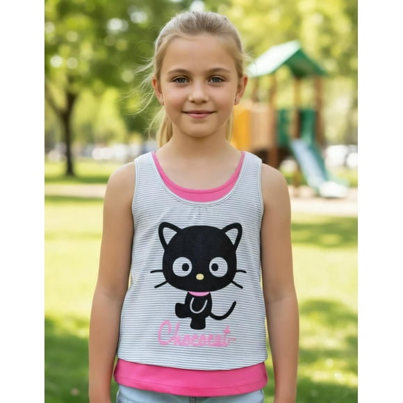 Polera Niña Chococat gris 14