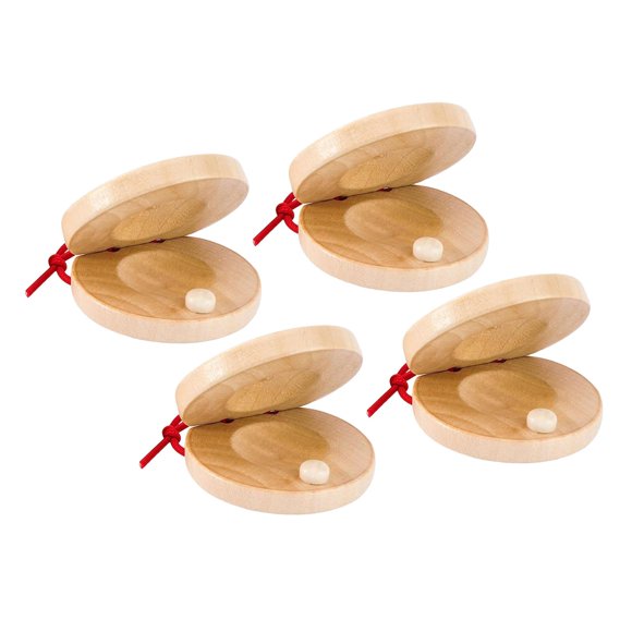 Castañuelas Para Dedos, Instrumentos Musicales Preescolares, Juguetes Rítmicos Para Niños, Bebés, 4 Uds.