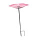 thumbnail image 5 of Comedero Decorativo De Metal Para Pájaros, Para Jardín, Patio Y Exteriores, Color Rosa, 5 of 5