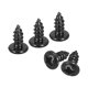 thumbnail image 1 of #6 x 5/16" Tornillo autorroscante de cabeza redonda Phillips, 100 piezas - Tornillo para madera de cabeza redonda de acero inoxidable 304 (Negro), 1 of 6