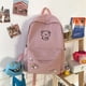 thumbnail image 1 of Girls School Bags for Teen Cute Cartoon White Nylon Middle Student Backpack Women, 1 of 3
