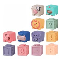 Genérico - Juguetes Puzzles Bloques Silicona Educativos Niños Lau