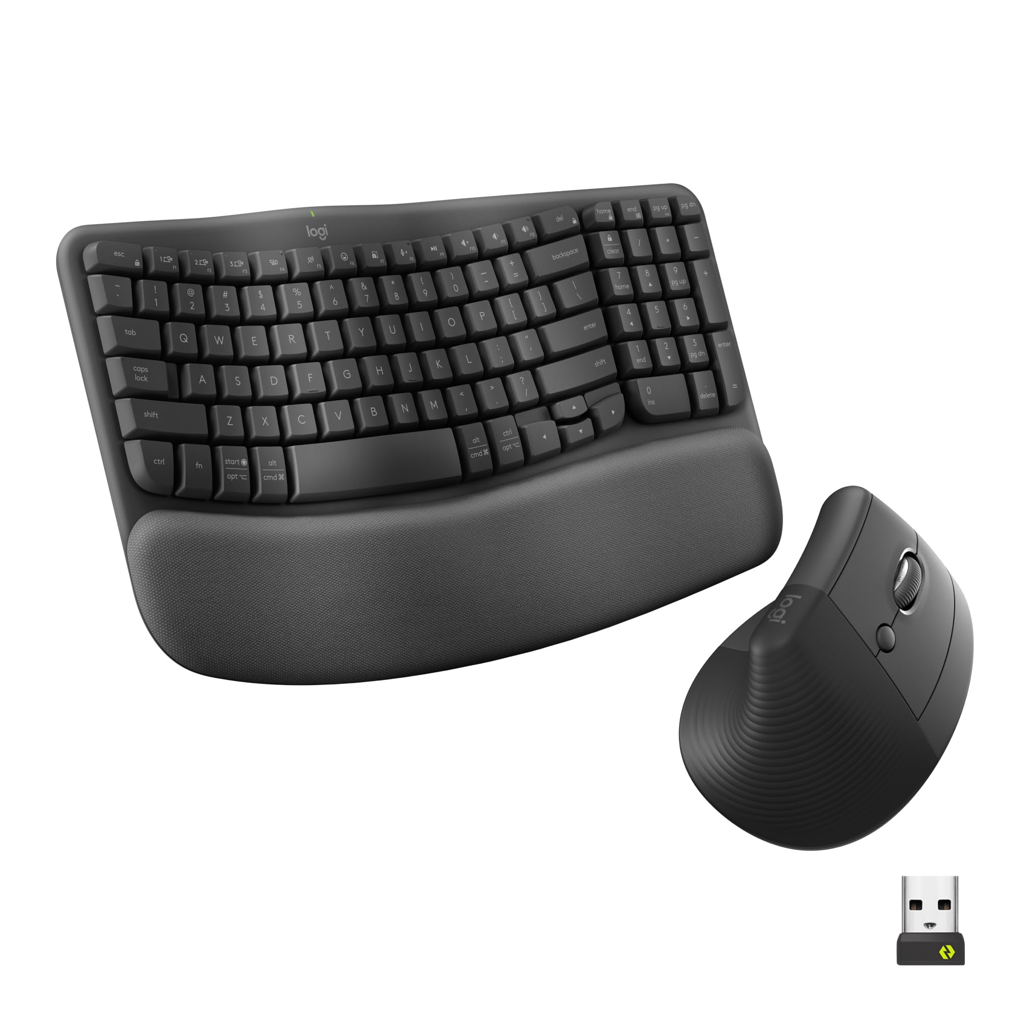 Combo Teclado Y Mouse Logitech Wave Keys Lift Inalámbrico