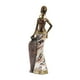 thumbnail image 5 of Figura De Mujer Africana Marrón Para Sala De Estar, Estantería, Decoración, Estilo C, 5 of 5